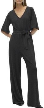 Vero Moda Glitter Jumpsuit Zwart Zilver Lurex Black Dames - Foto 2