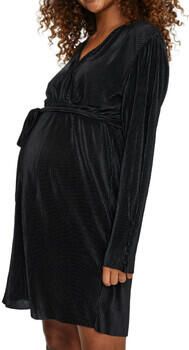 VERO MODA MATERNITY zwangerschapsjurk VMMTESSIE zwart Dames Polyester V-hals XL - Foto 5