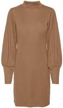 VERO MODA fijngebreide jurk VMMALENA beige