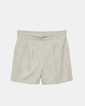 Vero Moda Regular fit korte broek van een mix van viscose en linnen model 'JESMILO' - Foto 7