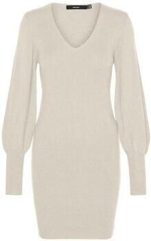 Vero Moda Slim fit gebreide jurk met ballonmouwen model 'HOLLYKARISPUFF'