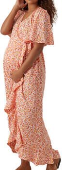 VERO MODA MATERNITY zwangerschapsjurk VMMEMMA van gerecycled polyester beige roze M - Foto 2