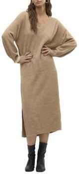 Vero Moda Gebreide jurk VMJUPITER LS V-NECK CALF DRESS BF