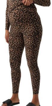 VERO MODA MATERNITY skinny zwangerschapslegging VMMINA met panterprint zwart bruin - Foto 2