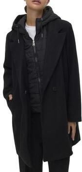 Vero Moda Regular fit lange jas met afneembare binnenkraag model 'GRACE'