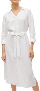 Vero Moda Jurk met overhemdkraag VMLINN LOOSE CALF SHIRT WVN NOOS