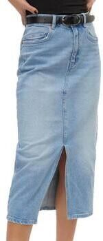 Vero Moda Lichtblauwe Denim Rok met Voorsplit Blue Dames - Foto 11