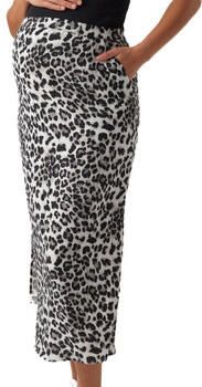 VERO MODA MATERNITY zwangerschapsrok VMMEASY met panterprint wit bruin zwart - Foto 2