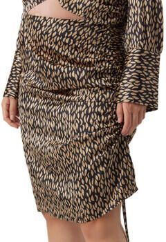 VERO MODA MATERNITY zwangerschapsrok VMMCAILEY met all over print bruin beige Dames Polyester XL - Foto 2