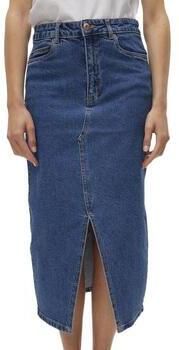 Vero Moda Maxirok VMVERI HR CALF DENIM SKIRT GA NOOS