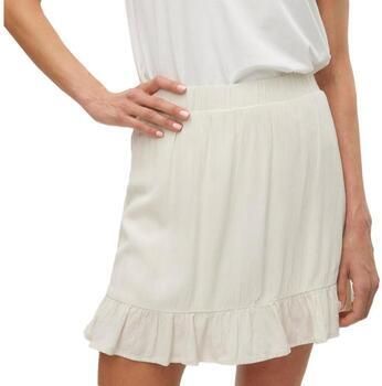 VERO MODA high waist loose fit short VMSVELLA ecru