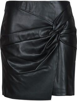 VERO MODA imitatieleren rok zwart - Foto 4