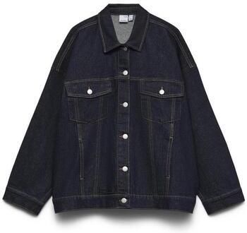 VERO MODA CURVE denim spijkerjas dark blue denim