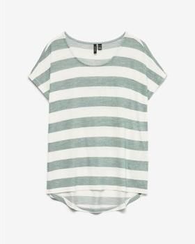 Vero Moda Shirt met korte mouwen VMWIDE STRIPE SL TOP GA JRS NOOS - Foto 3