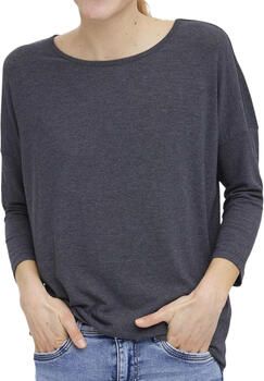 VERO MODA gebreide top VMCARLA van gerecycled polyester grijsblauw - Foto 3