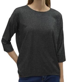 Vero Moda Glitter Bicolor Longsleeve T-shirt Gray Dames - Foto 5