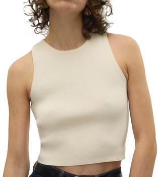 Vero Moda Gebreide trui VMGINNY SL O-NECK CROP TOP NOOS - Foto 7