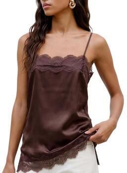 Vero Moda relaxed fit top met kant model 'CHARM' - Foto 4