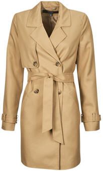 Vero Moda Outdoor Lange jas met strikceintuur model 'CELESTE'