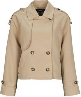 Vero Moda Boxy fit trenchcoat met dubbele knoopsluiting model 'CHLOE' - Foto 3