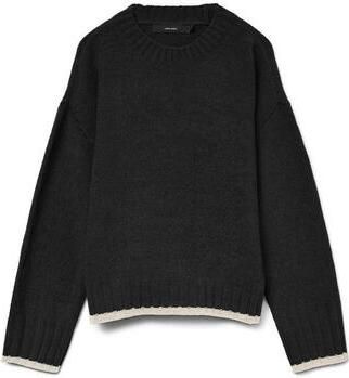 Vero Moda Regular fit gebreide pullover met contrastzoom model 'SHADOW'