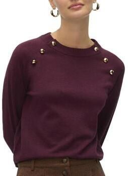 Vero Moda Gebreide trui VMHAPPY LS O-NECK BUTTON PULLOVER BOO - Foto 7