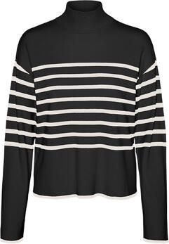 Vero Moda Gebreide trui VMNEWHAPPINESS LS HIGHNK PULLOVER GA BOO