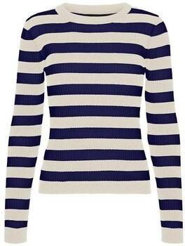 Vero Moda Slim fit gebreide pullover met streepmotief model 'CHILI'