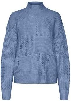 Vero Moda Regular fit gebreide pullover met opstaande kraag model 'MOON'