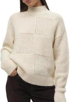 Vero Moda Regular fit gebreide pullover met opstaande kraag model 'MOON'