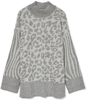 Vero Moda Regular fit gebreide pullover met dierenprint model 'MARS'