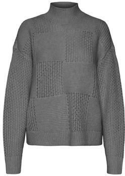 Vero Moda Regular fit gebreide pullover met opstaande kraag model 'MOON'