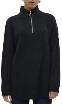 Vero Moda Trui met staande kraag VMMILI LS HIGHNK LONG ZIP PULLOVE GA BOO