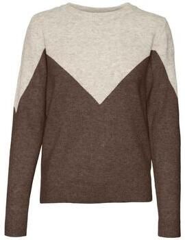 Vero Moda Gebreide trui VMPLAZA LS BLOCK PULLOVER GA BOO