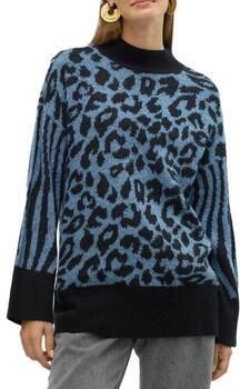 Vero Moda Regular fit gebreide pullover met dierenprint model 'MARS'