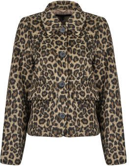 VERO MODA jas met panterprint bruin