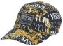 Versace Jeans Couture Barocco Baseballpet Zwart All Over Multicolor Unisex - Thumbnail 2