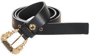 Versace Jeans Couture Leather belt Zwart Dames
