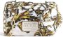 Versace Jeans Couture Barocco Print Nylon Schoudertas met Afneembare Muntportemonnee White Dames - Thumbnail 1