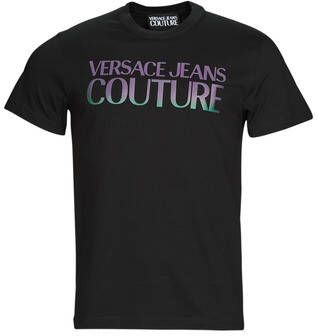 Versace Jeans Couture Stijlvolle T-shirts en Polos Black Heren