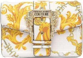 Versace Jeans Couture Witte Cross Body Tas met Fantasie Sluiting Multicolor Dames