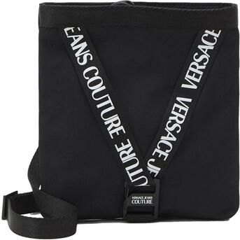 Versace Jeans Couture Heren Schoudertas Stijlvol en Black Heren