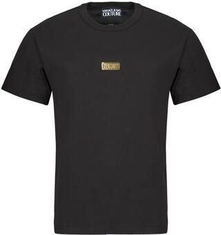 Versace Jeans Couture Zwart T-shirt met Institutioneel Logo Black Heren - Foto 4