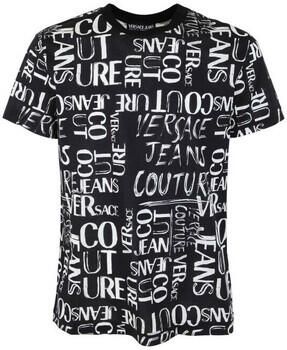 Versace Jeans Couture T-shirt Korte Mouw T-SHIRT 74GAH6S2 76UP600 BLACK