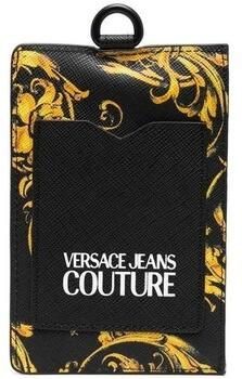 Versace Jeans Couture Barocco Print Heren Pasjeshouder met Ritssluiting Black Heren