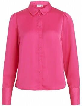 Vila Blouse Shirt Renny L S -Pink Yarrow