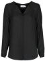 Vila zwarte semi transparante relaxed fit blouse polyester - Thumbnail 2