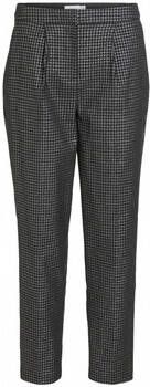 Vila Broek Trousers Shine 7 8 Black silver