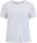 Vila Sweater Modala O Neck T-Shirt Optical Snow - Thumbnail 2