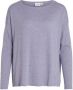 Vila Gebreide pullover met extra brede schouders model 'Viabella' - Thumbnail 1